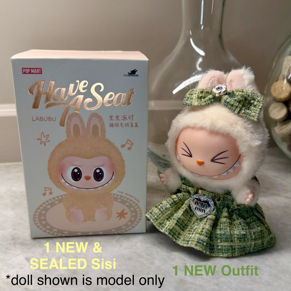 [CONFIRMED SISI] Labubu Blind Box V2 Have A Seat + 1 outfit 💯 authentic